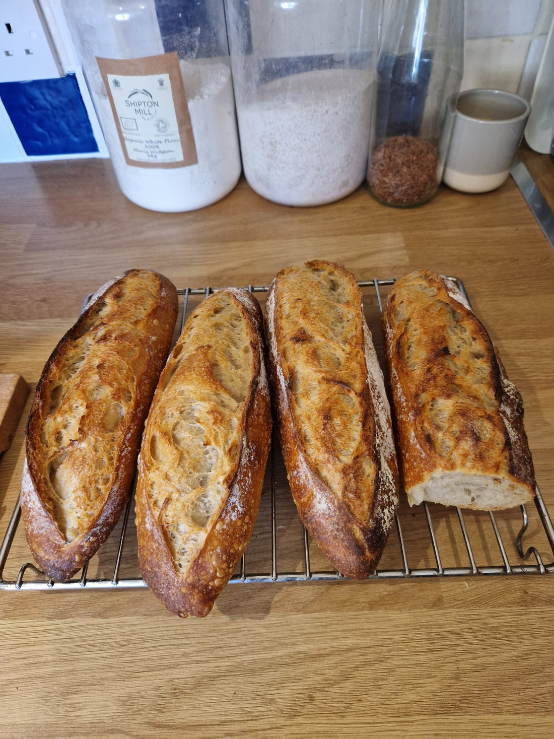 French Sourdough Baguettes Recipe